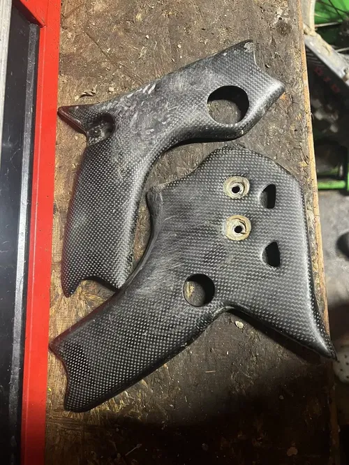 2009-2012 kx250f frame guards Light Speed