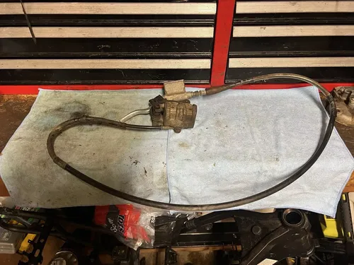 1994 89-95 RM125 RM 125 Front Brake Caliper Bracket Hose Master Cylinder Lever