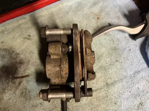 1994 89-95 RM125 RM 125 Front Brake Caliper Bracket Hose Master Cylinder Lever