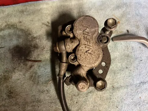 1994 89-95 RM125 RM 125 Front Brake Caliper Bracket Hose Master Cylinder Lever