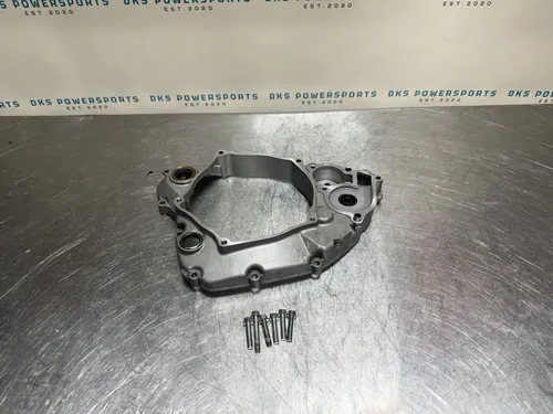 USED OEM 09-14 KAWASAKI KX250F RIGHT SIDE ENGINE INNER CLUTCH COVER 14032-0136