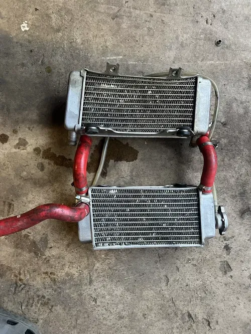 2004 - 2005 Honda CRF250R CRF 250R CRF250 Oversize Radiator Set Left Right Tusk