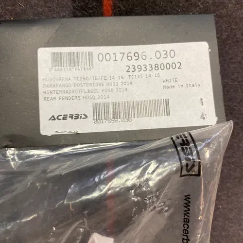 New Acerbis Husqavarna FC250/450 Rear Fender