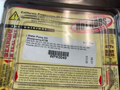 Hot Rods Water Pump Kit 