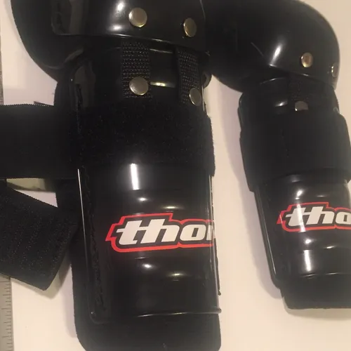 Thor Motocross Knee Cups Youth Large Bmx Stacyc Moto Protection 