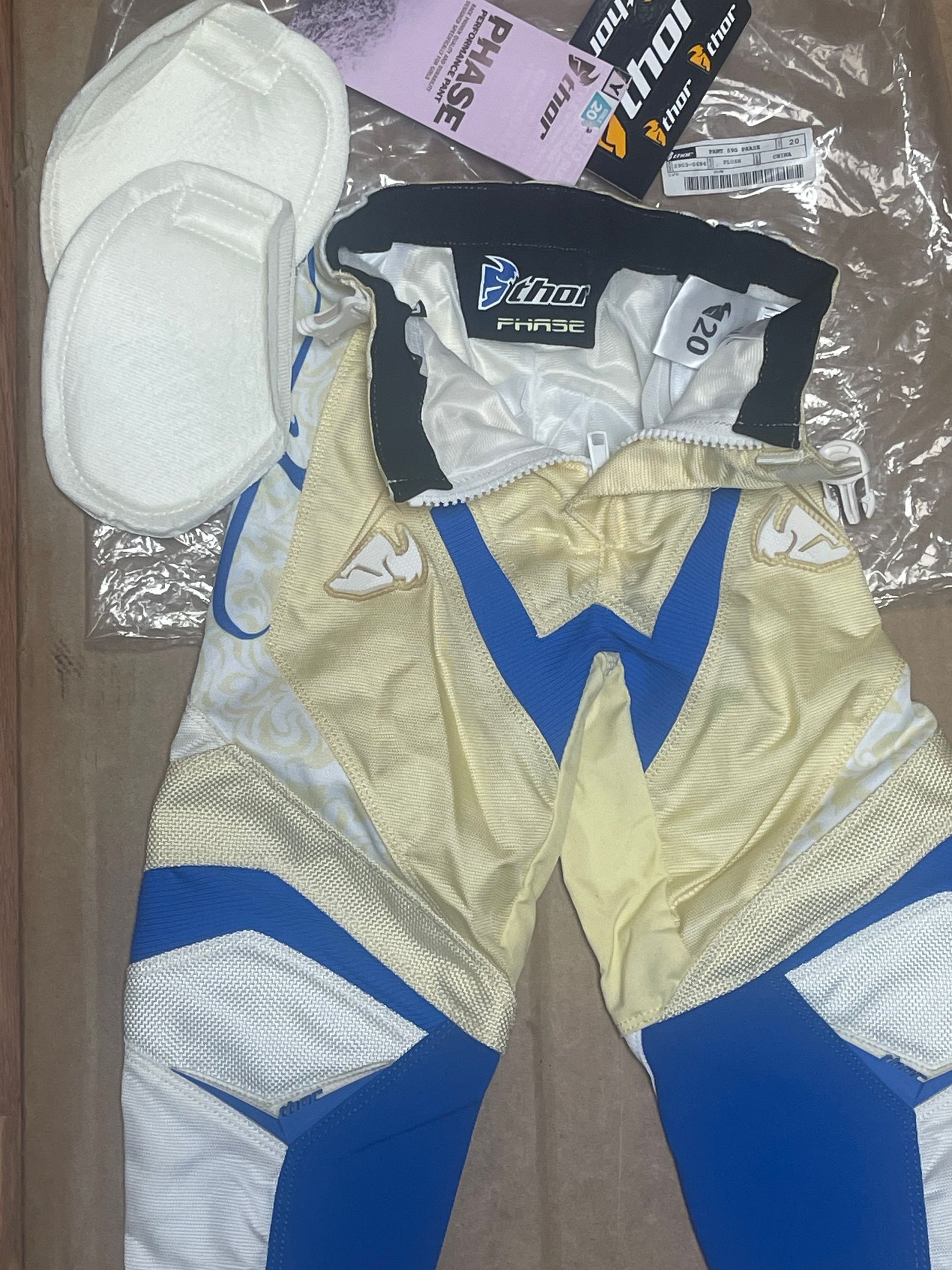 Thor Motocross Girls Pants Size 20 Waist 4T Youth Kids Staycic Mini Dirt Bike