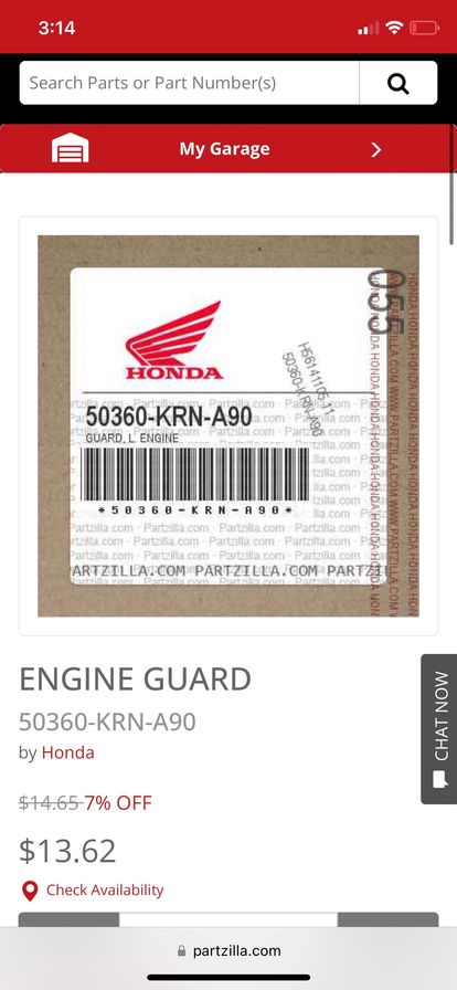 Honda 250/450 Engine Guards (2)