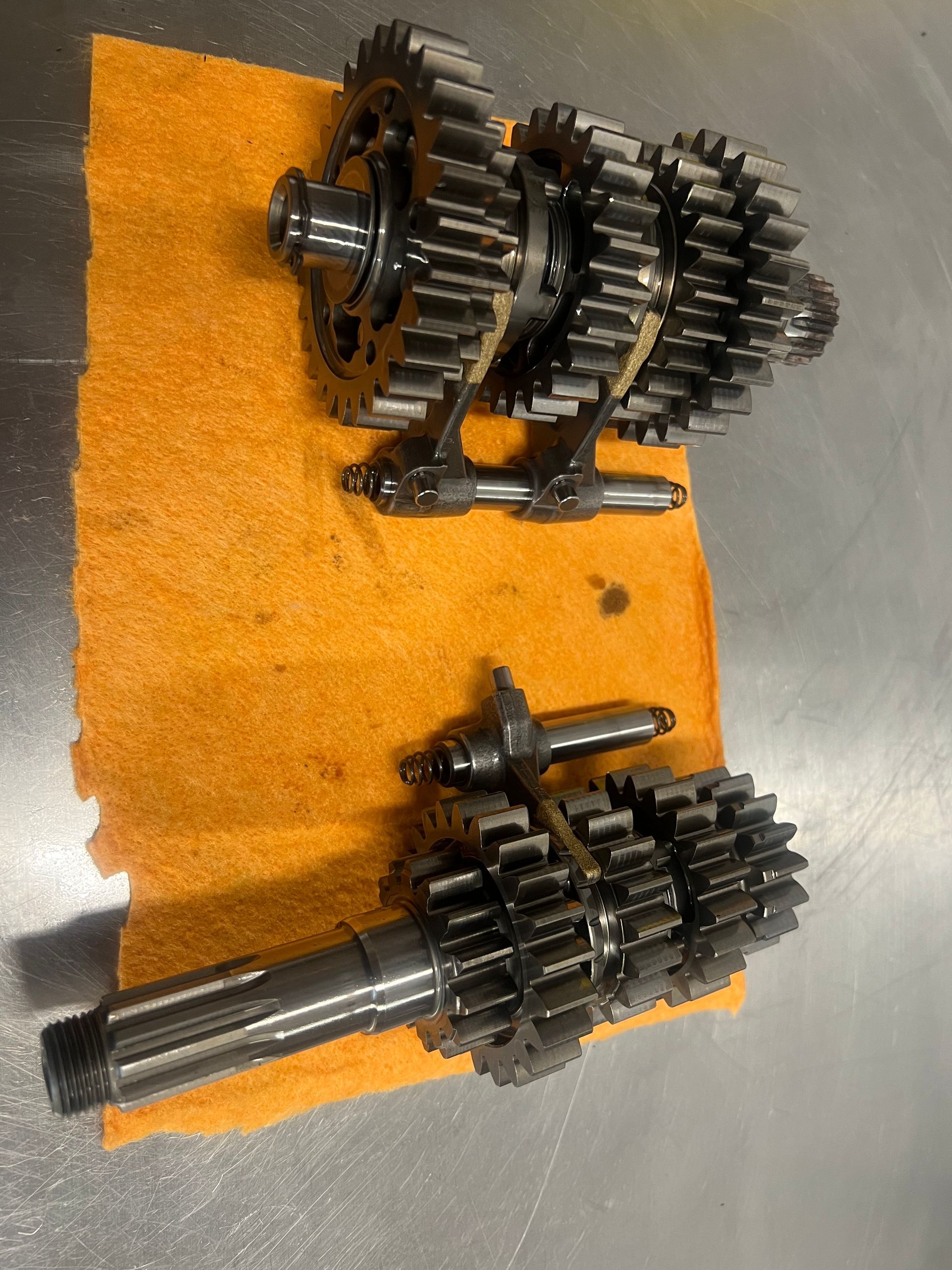 2023 SXF 350 Complete Transmission With Shift Forks. 
