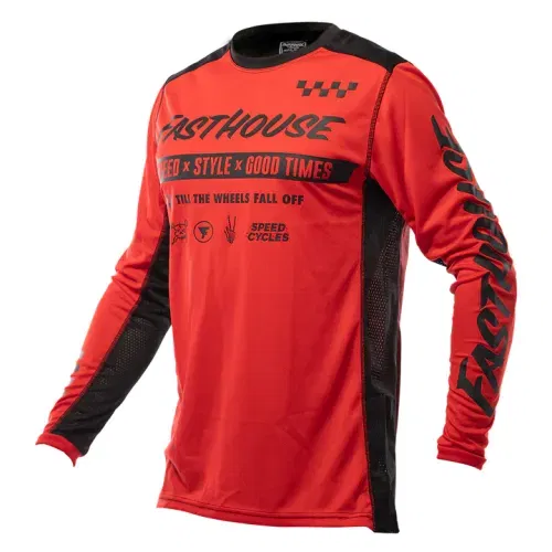 Fasthouse Grindhouse Domingo Jersey - Red - 2750-40