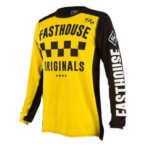 FASTHOUSE CHECKERS OG JERSEY YELLOW - MD 2031-5009