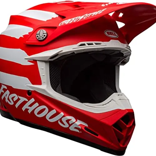 BELL MOTO-9 MIPS FASTHOUSE SIGNIA - RED/WHITE - ADULT SMALL 