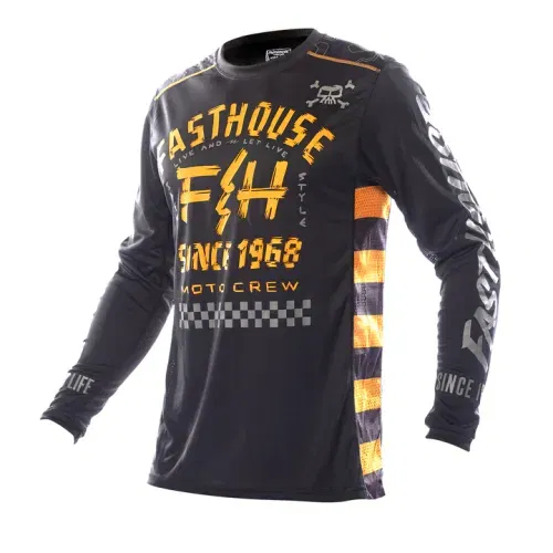 Fasthouse Off-Road Jersey - Black/Amber - 2758-02