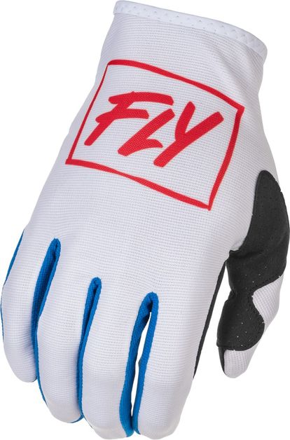 FLY RACING LITE GLOVES - RED/WHITE/BLUE