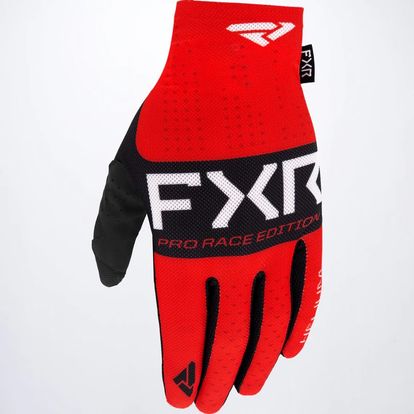 FXR RACING PRO-FIT AIR MX GLOVE - RED/BLACK - ADULT SIZES