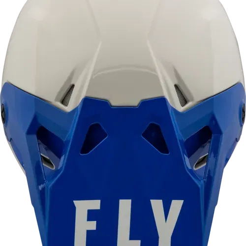 FLY RACING YOUTH FORMULA CP SLANT HELMET - GRAY/BLUE - YOUTH LARGE - 73-0032YL