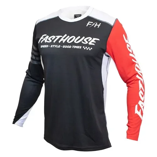 Fasthouse Raven Jersey BLACK/RED - ON SALE! 2742-04