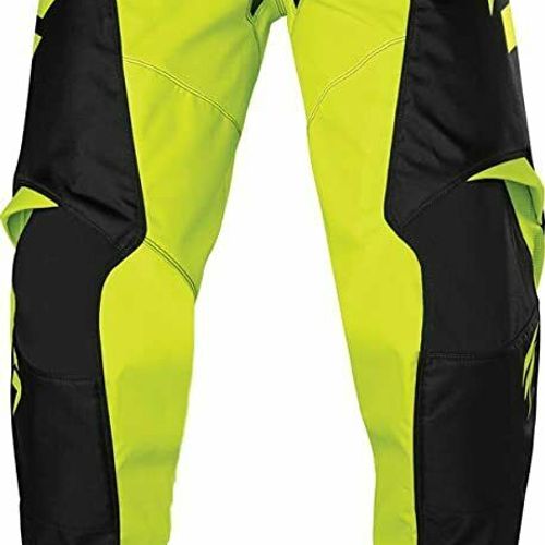 SHIFT RACING WHIT3 LABEL RACE PANT - YELLOW/BLK - ADULT 36