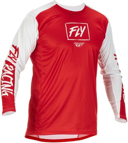 FLY RACING LITE JERSEY - RED/WHITE - ADULT SIZES