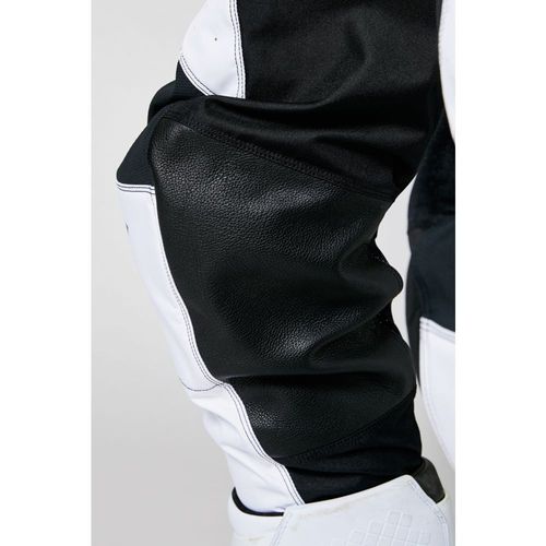 SHIFT WHITE LABEL TRAC PANTS - WHITE/BLACK