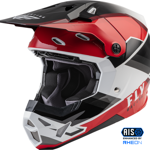 FLY RACING YOUTH FORMULA CP RUSH HELMET - BLACK/RED/WHITE 73-0021YL