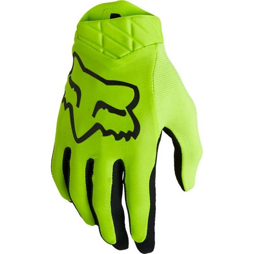 FOX RACING AIRLINE GLOVES (FLO YELLOW)  21740-130