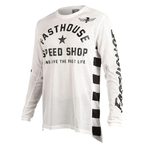 FASTHOUSE Originals Air Cooled Jersey - White SMALL
