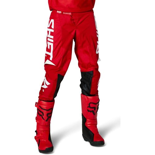 SHIFT WHITE LABEL TRAC PANTS - RED