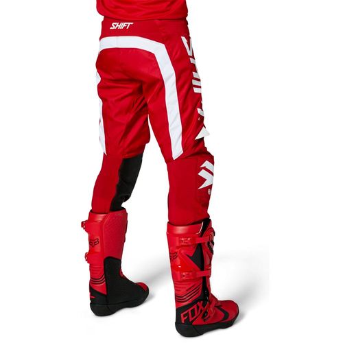 SHIFT WHITE LABEL TRAC PANTS - RED