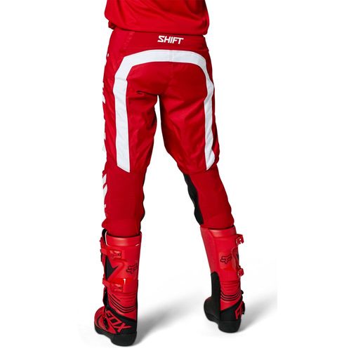 SHIFT WHITE LABEL TRAC PANTS - RED