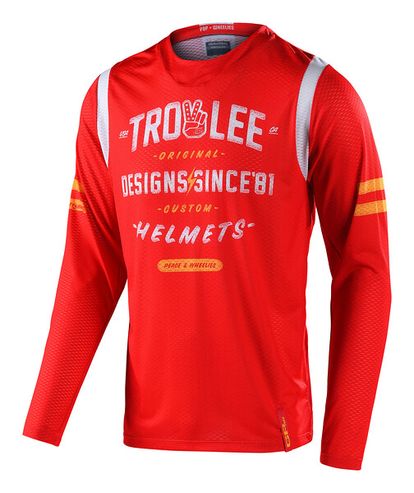 TROY LEE DESIGNS GP AIR JERSEY - ROLL OUT RED - SALE!!