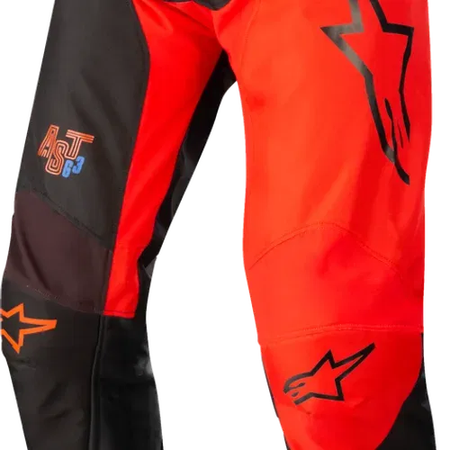 ALPINESTARS RACER SUPERMATIC PANTS - BLACK/BRIGHT RED