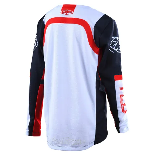 TROY LEE YOUTH GP JERSEY FRACTURA NAVY / RED