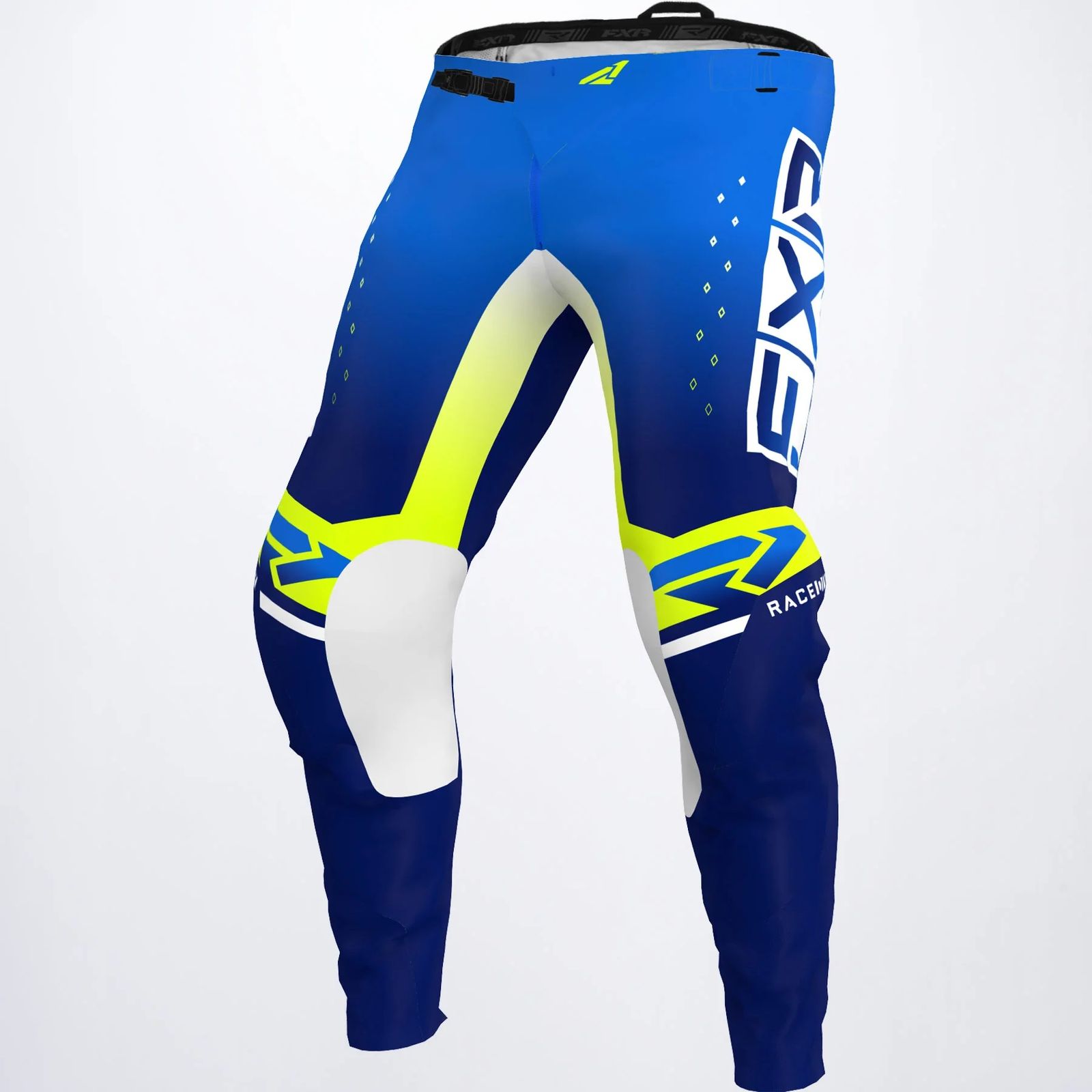 FXR / ATLAS / EKS FXR PODIUM MX - Pantaloni moto Uomo black/red/hi vis/grey  aztec - Private Sport Shop