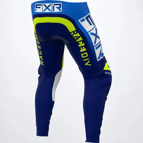 FXR Podium Pro MX Pant - Blue/Hi-Vis - Size 36 - 223345-4065-36