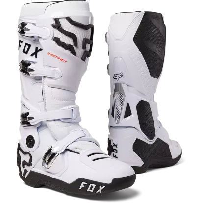 FOX RACING INSTINCT BOOTS (WHITE) 24347-008-