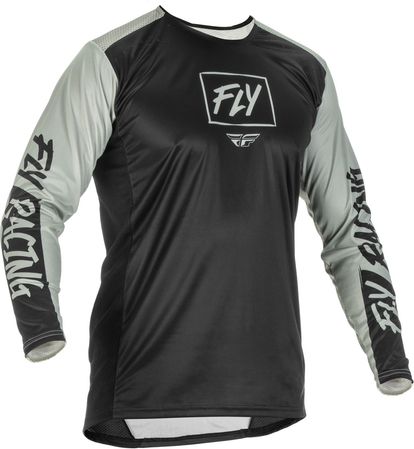 FLY RACING LITE JERSEY - BLACK/GREY - ADULT SIZES
