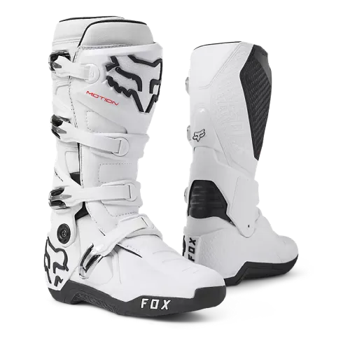 FOX RACING MOTION BOOTS - WHITE