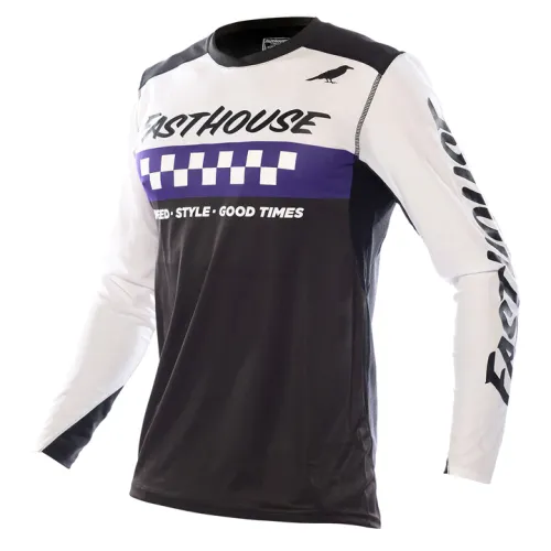 FASTHOUSE Elrod Jersey - White/Purple