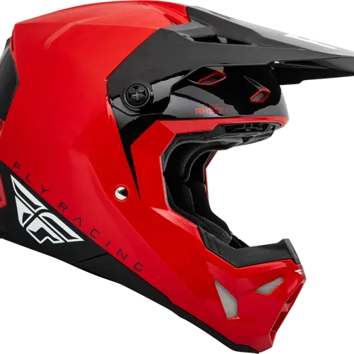 FLY RACING FORMULA CP SLANT HELMET - RED/BLACK - ADULT XS - 73-0033XS