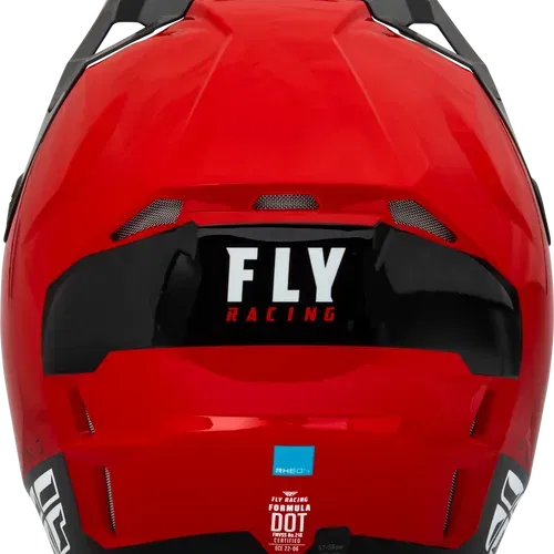 FLY RACING FORMULA CP SLANT HELMET - RED/BLACK - ADULT XS - 73-0033XS