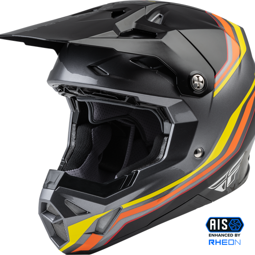 Fly Racing Formula CP S.E. Speeder Helmet - Black/Yellow - Adult 2XL