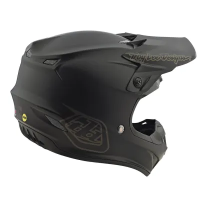Troy Lee Designs SE4 Poly Helmet - Mono Black - Adult Small - 109490202