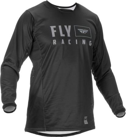 FLY RACING PATROL JERSEY - BLACK - ADULT SIZES - ON SALE! 375-650