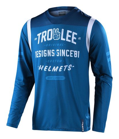 TROY LEE DESIGNS GP AIR JERSEY -ROLL OUT SLATE BLUE ON SALE!