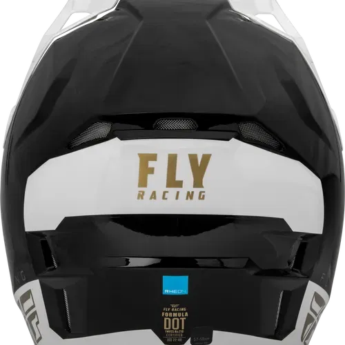 FLY RACING YOUTH FORMULA CP SLANT HELMET - BLACK/WHITE - YOUTH LARGE - 73-0031YL