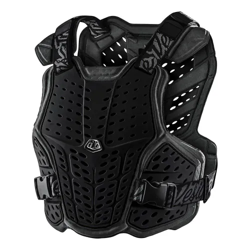 TROY LEE YOUTH ROCKFIGHT CHEST PROTECTOR SOLID BLACK