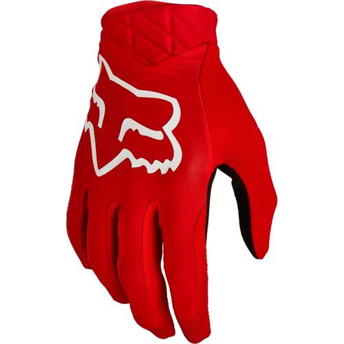 FOX RACING AIRLINE GLOVES (FLO RED)
