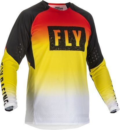 FLY RACING EVOLUTION DST L.E. PRIMARY JERSEY - RED/YEL/BLACK 375-124