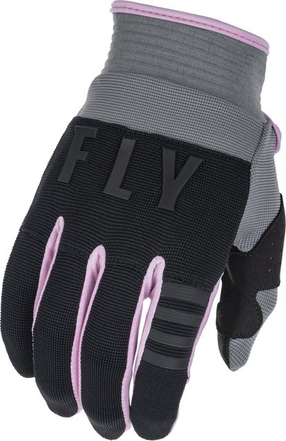 FLY RACING YOUTH F-16 GLOVES - GREY/BLACK/PINK - YOUTH SIZES