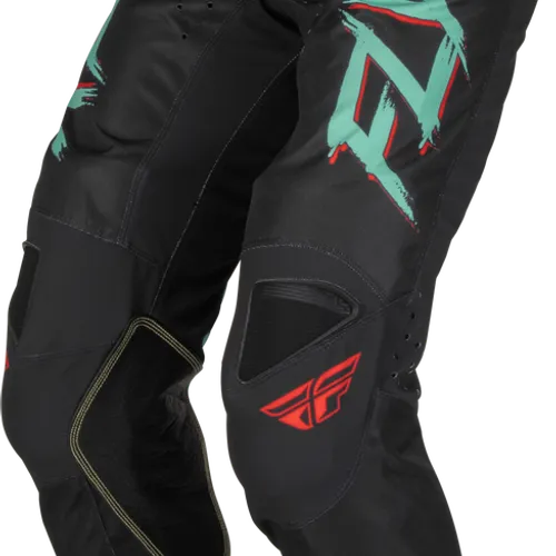 FLY RACING KINETIC S.E. RAVE PANTS - BLACK/MINT/RED 